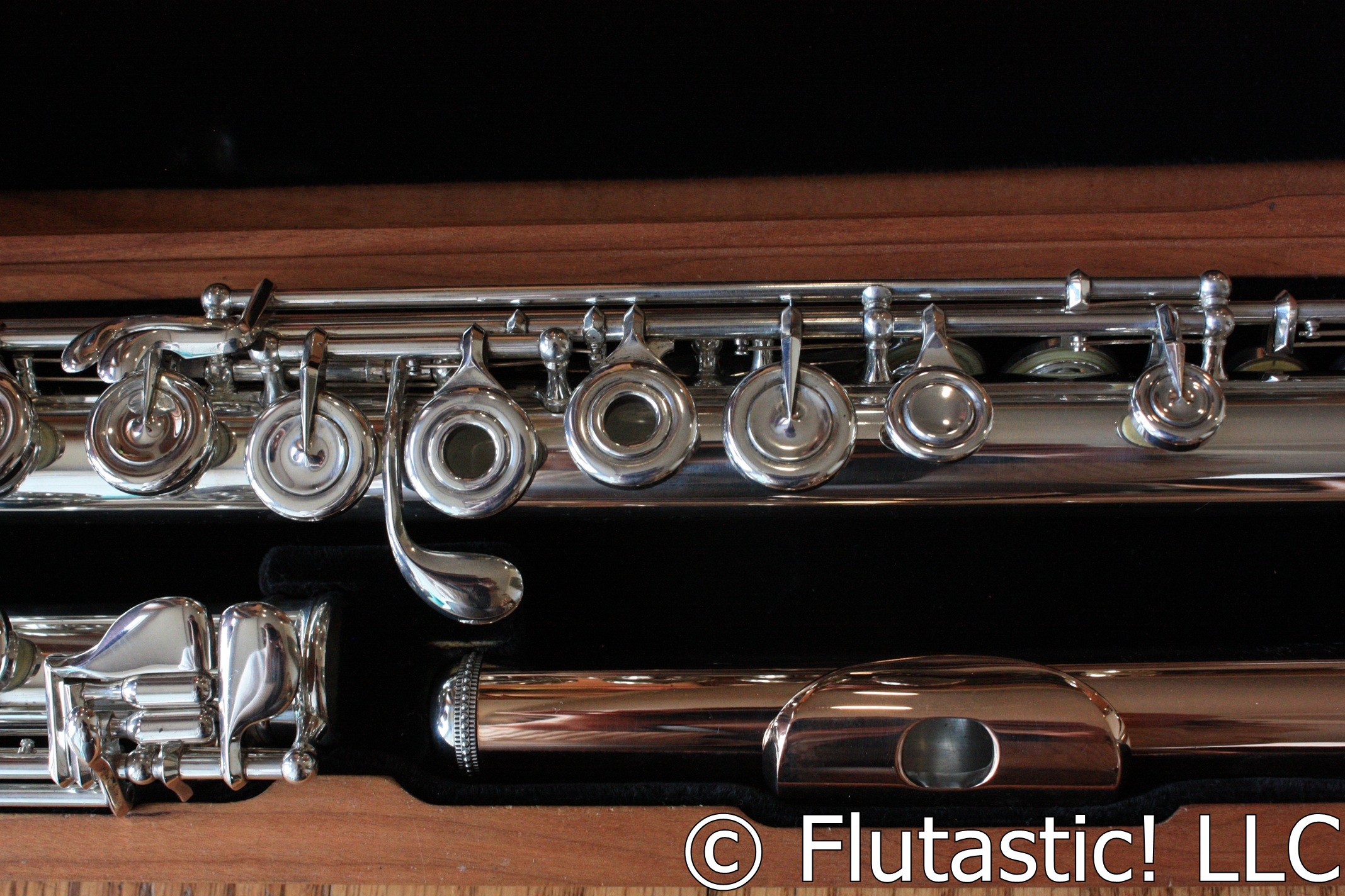 Powell Signature Flute w/ 9K Aurumite Headjoint (Used)-Offset G, C# trill, B foot - Image 3