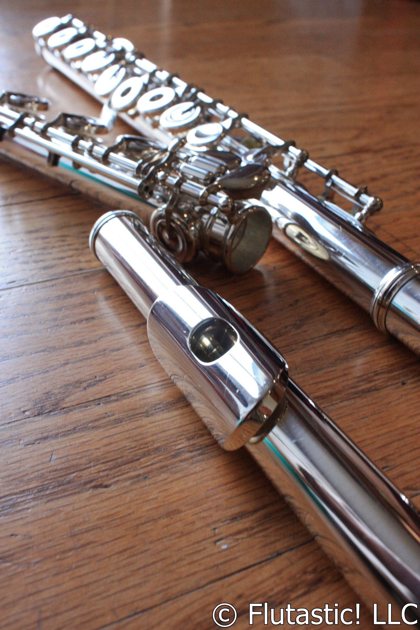Altus 1507RB Flute-Offset G, B Foot, Britannia Silver - Image 2