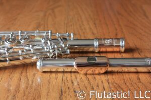 Di Zhao DZ D-SPX Flute (Demo) - Handmade Sterling Silver Body and Foot,14K GS (gold-bonded silver) barrel and lip plate Open Hole, Offset G, Split-E, C# Trill, D# Roller, B Foot