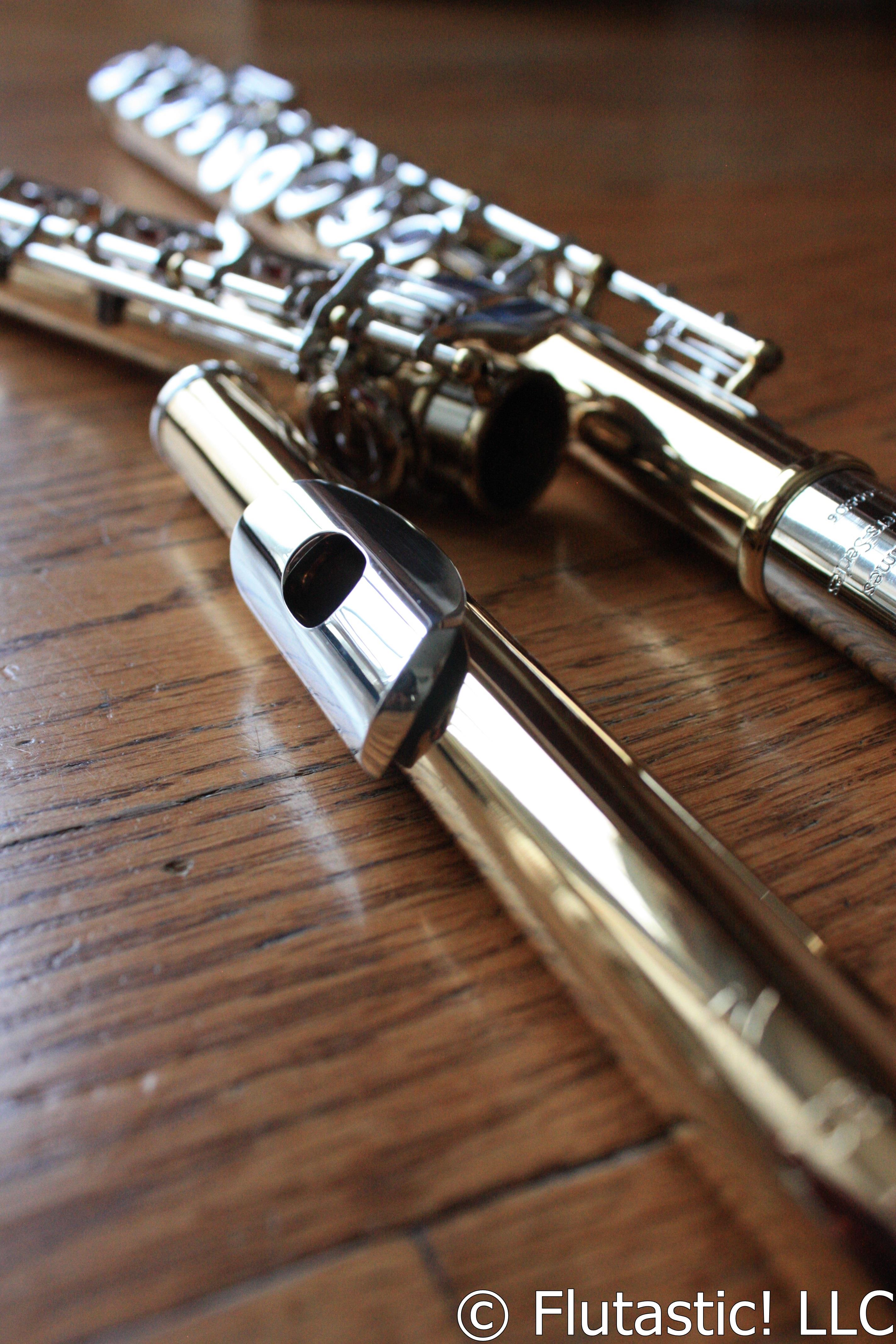 Trevor James Copper Alloy Flute (Nearly New Condition!)-Offset G, Split-e, B foot - Image 10